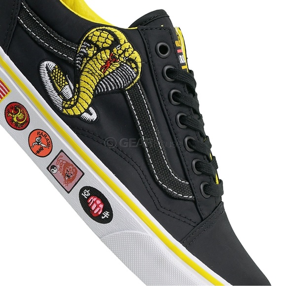 Vans Cobra Kai Low Skate Shoes Sneakers Tennis Shoes Old Skool Men 8  Women 9.5 - Picture 4 of 14